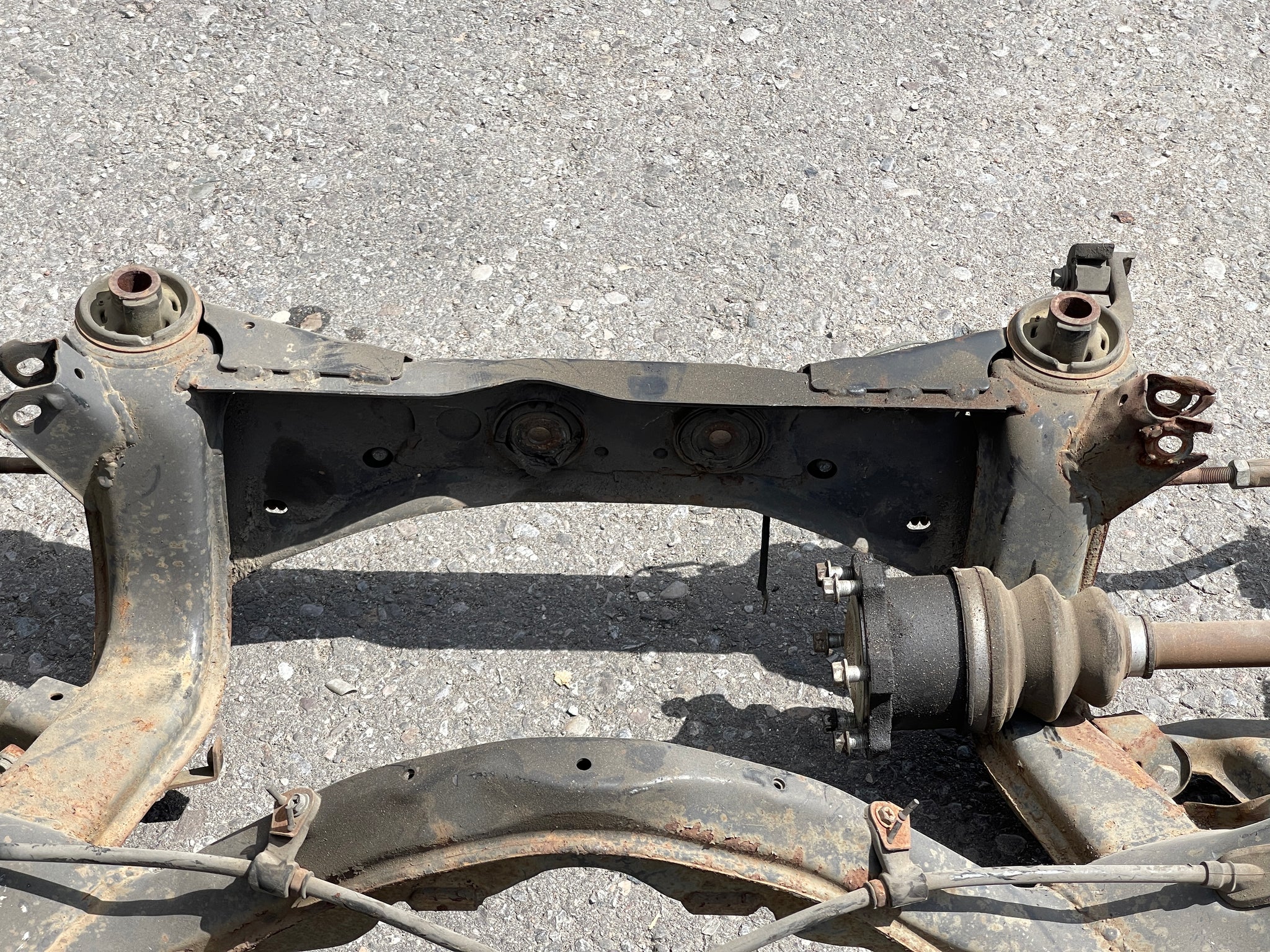 R32 Rear Subframe 1492 | Nissan Skyline GTR R32 Rear SubFrame With Suspension Parts ...