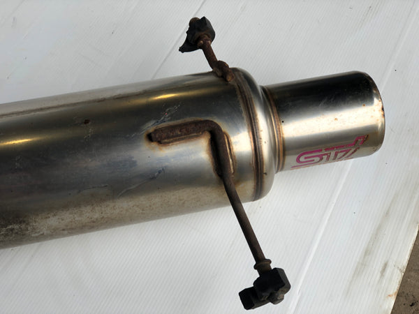 JDM Subaru Impreza WRX STI OEM STi Genome Exhaust Muffler OEM Rare GDB 2002-2007 | Muffler / Exhaust | 2002-2007, 2002-2007 STi Exhuast, Impreza, STI, Subaru, WRX, WRX STI, WRX STi Exhuast | 1548