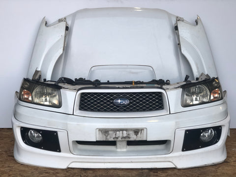 JDM Subaru Forester Cross Sport Front End Conversion Bumper Lip Headlights Fenders Hood Grille Fogs 2003-2005 SG5