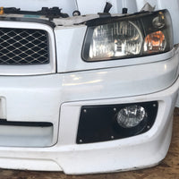 JDM Subaru Forester Cross Sport Front End Conversion Bumper Lip Headlights Fenders Hood Grille Fogs 2003-2005 SG5 | Front End Conversion | Cross Sport Front end, Forester JDM Front End, SG5 Front Nose Cut, Subaru Forester Jdm Front end, Subaru SG5 Front end | 1549