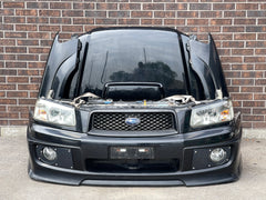 JDM Subaru Forester Cross Sport Front End Conversion Bumper Lip Headlights Fenders Hood Grille Fogs 2003-2005 SG5