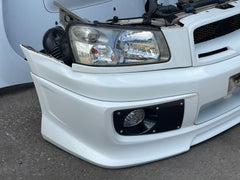 JDM Subaru Forester Cross Sport Front End Conversion Bumper Lip Headlights Fenders Hood Grille Fogs 2003-2005 SG5