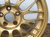 JDM 16" BBS Wheels Rims Mags 16x6.5 Offset 48+ 5x100 Subaru Impreza WRX Forester Legacy