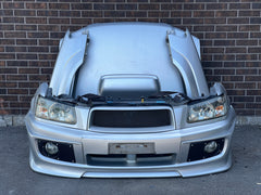 JDM Subaru Forester Cross Sport Front End Conversion Bumper Lip Headlights Fenders Hood Grille Fogs 2003-2005 SG5