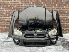 JDM Subaru Impreza WRX STi Bumper HID Headlights Grille Fenders Hood 2004-2005
