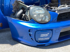 JDM Subaru Impreza WRX STi V7 Bumper Headlights Fenders Hood Bumper 2002-2003 Front End Conversion