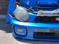 JDM Subaru Impreza WRX STi V7 Bumper Headlights Fenders Hood Bumper 2002-2003 Front End Conversion