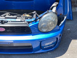 JDM Subaru Impreza WRX STi V7 Bumper Headlights Fenders Hood Bumper 2002-2003 Front End Conversion