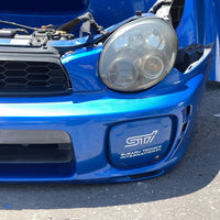 JDM Subaru Impreza WRX STi V7 Bumper Headlights Fenders Hood Bumper 2002-2003 Front End Conversion