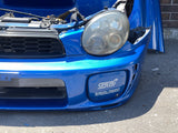 JDM Subaru Impreza WRX STi V7 Bumper Headlights Fenders Hood Bumper 2002-2003 Front End Conversion