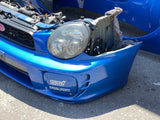 JDM Subaru Impreza WRX STi V7 Bumper Headlights Fenders Hood Bumper 2002-2003 Front End Conversion