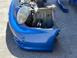 JDM Subaru Impreza WRX STi V7 Bumper Headlights Fenders Hood Bumper 2002-2003 Front End Conversion