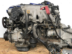 JDM Toyota Aristo Twin Turbo Front Sump VVTi 2JZ-GTE Engine Motor Auto Trans ECU Blue Top