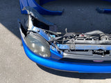 JDM Subaru Impreza WRX STi V7 Bumper Headlights Fenders Hood Bumper 2002-2003 Front End Conversion