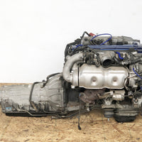 JDM Toyota Aristo Twin Turbo Front Sump VVTi 2JZ-GTE Engine Motor Auto Trans ECU Blue Top | Engine | 2jz, 2jzgte, tested, Toyota, toyota aristo, twin turbo, vvti | 1327