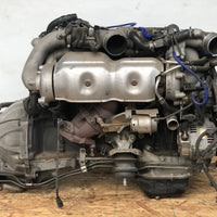 JDM Toyota Aristo Twin Turbo Front Sump VVTi 2JZ-GTE Engine Motor Auto Trans ECU Blue Top | Engine | 2jz, 2jzgte, tested, Toyota, toyota aristo, twin turbo, vvti | 1327