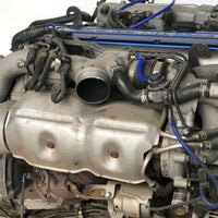 JDM Toyota Aristo Twin Turbo Front Sump VVTi 2JZ-GTE Engine Motor Auto Trans ECU Blue Top