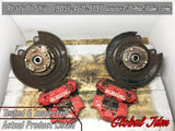 JDM OEM 02-07 Subaru Impreza WRX / 03-05 Forester XT Front & Rear Brake Calipers 4 & 2 Pot W/ Rear Spindle Hub Knuckles LH & RH | Calipers | 2 pot, 4 pot, Calipers, Forester XT, Impreza, Red Four pot, sti brakes, Subaru, WRX, wrx 2002, wrx 2003, wrx 2004, wrx 2005, WRX STI | 1190