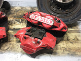 JDM OEM 02-07 Subaru Impreza WRX / 03-05 Forester XT Front & Rear Brake Calipers 4 & 2 Pot W/ Rear Spindle Hub Knuckles LH & RH | Calipers | 2 pot, 4 pot, Calipers, Forester XT, Impreza, Red Four pot, sti brakes, Subaru, WRX, wrx 2002, wrx 2003, wrx 2004, wrx 2005, WRX STI | 1190