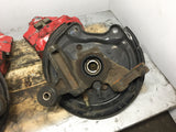 JDM OEM 02-07 Subaru Impreza WRX / 03-05 Forester XT Front & Rear Brake Calipers 4 & 2 Pot W/ Rear Spindle Hub Knuckles LH & RH | Calipers | 2 pot, 4 pot, Calipers, Forester XT, Impreza, Red Four pot, sti brakes, Subaru, WRX, wrx 2002, wrx 2003, wrx 2004, wrx 2005, WRX STI | 1190