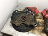 JDM OEM 02-07 Subaru Impreza WRX / 03-05 Forester XT Front & Rear Brake Calipers 4 & 2 Pot W/ Rear Spindle Hub Knuckles LH & RH | Calipers | 2 pot, 4 pot, Calipers, Forester XT, Impreza, Red Four pot, sti brakes, Subaru, WRX, wrx 2002, wrx 2003, wrx 2004, wrx 2005, WRX STI | 1190