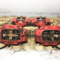 JDM OEM 02-07 Subaru Impreza WRX / 03-05 Forester XT Front & Rear Brake Calipers 4 & 2 Pot W/ Rear Spindle Hub Knuckles LH & RH | Calipers | 2 pot, 4 pot, Calipers, Forester XT, Impreza, Red Four pot, sti brakes, Subaru, WRX, wrx 2002, wrx 2003, wrx 2004, wrx 2005, WRX STI | 1190