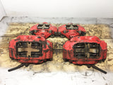 JDM OEM 02-07 Subaru Impreza WRX / 03-05 Forester XT Front & Rear Brake Calipers 4 & 2 Pot W/ Rear Spindle Hub Knuckles LH & RH | Calipers | 2 pot, 4 pot, Calipers, Forester XT, Impreza, Red Four pot, sti brakes, Subaru, WRX, wrx 2002, wrx 2003, wrx 2004, wrx 2005, WRX STI | 1190