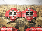 JDM OEM 02-07 Subaru Impreza WRX / 03-05 Forester XT Front & Rear Brake Calipers 4 & 2 Pot W/ Rear Spindle Hub Knuckles LH & RH | Calipers | 2 pot, 4 pot, Calipers, Forester XT, Impreza, Red Four pot, sti brakes, Subaru, WRX, wrx 2002, wrx 2003, wrx 2004, wrx 2005, WRX STI | 1190