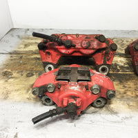JDM OEM 02-07 Subaru Impreza WRX / 03-05 Forester XT Front & Rear Brake Calipers 4 & 2 Pot W/ Rear Spindle Hub Knuckles LH & RH | Calipers | 2 pot, 4 pot, Calipers, Forester XT, Impreza, Red Four pot, sti brakes, Subaru, WRX, wrx 2002, wrx 2003, wrx 2004, wrx 2005, WRX STI | 1190
