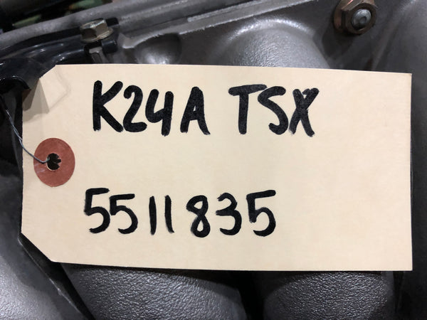 JDM 04-08 Honda K24A 2.4L DOHC i-VTEC RBB 200HP Engine K24A2 Acura TSX - 5511835.  NOTE LOW COMPRESSION | Engine | 2004 2008 Acura Tsx 2.4L DOHC i-VTEC Automatic Transmission MRSA JDM K24A, acura tsx, Acura Tsx K24A Engine, K24a Tsx, K24a2, TSX, tsx Engine | 1769