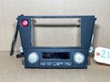 JDM Subaru Legacy Outback Climate Control Dual Double Din Bezel Hazard 2005-2009 | Dashboard | Dashboard, double climate control | 2119