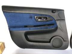JDM Subaru Impreza WRX STi OEM Front & Rear Door Panels Guards Cards 2004-2007