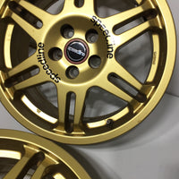 JDM Subaru WRX BRZ GC8 Speedline Rally Rims 16x7 5x100 16"