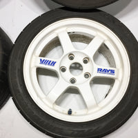 RAYS VOLK RACING 5X114.3 16X8 / 16X7 JJ OFFSET (+33 Fronts)(+38 Rears) POTENZA RE-11 BridgeStone Tires 205/45r16 83W | Wheels and Rims | 205/45R16, 5x114.3, Acura Integra Type R, Honda Civic EK9, RAYS, Volk Racing | 1202