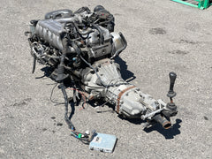 JDM TOYOTA Engine 3.0L 6 CYL 2JZ 2JZGE Non VVTI Motor Non Turbo with Manual Transmission