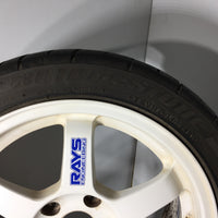 RAYS VOLK RACING 5X114.3 16X8 / 16X7 JJ OFFSET (+33 Fronts)(+38 Rears) POTENZA RE-11 BridgeStone Tires 205/45r16 83W