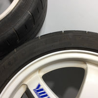 RAYS VOLK RACING 5X114.3 16X8 / 16X7 JJ OFFSET (+33 Fronts)(+38 Rears) POTENZA RE-11 BridgeStone Tires 205/45r16 83W