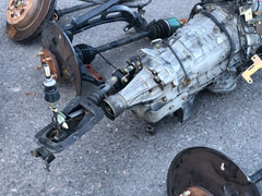 JDM Subaru Impreza WRX STi Version 8 DCCD 6speed Awd TY856WB7KA Transmission, 5x114.3 Bolt Pattern, Axles, R180 Differential Diff V8 GDB