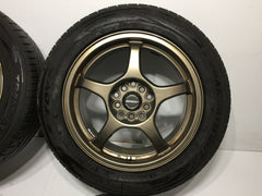 Jdm Schneider A-Tech Rims AS-05 16x7 5x114.3 5x100 4x114.3 4x100 S/Tires 205/55/r16