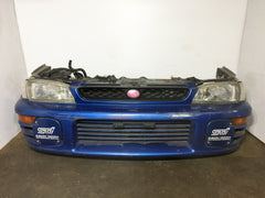 JDM SUBARU GC8 STI FRONT CUT HEADLIGHTS BUMPER FOG LIGHT COVERS VER 5 6 IMPREZA RS