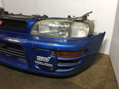 JDM SUBARU GC8 STI FRONT CUT HEADLIGHTS BUMPER FOG LIGHT COVERS VER 5 6 IMPREZA RS