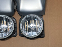 JDM Subaru Impreza WRX STi V8 Fog Lights Lamps Driving Covers Bezels 2004-2005