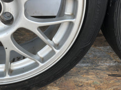 Subaru BBS STI Forged Wheel Rims R17 ET+48 5x100 RG345 JDM Rare Set 56.1 Center Bore