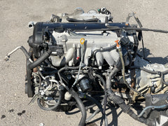 JDM Toyota 1JZGTE VVTi Front Sump Engine 2.5L 6 Cyl Turbo Automatic Transmission MISSING THROTTLE BODY