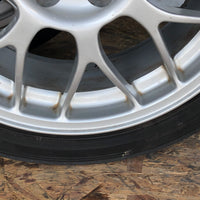 Subaru BBS STI Forged Wheel Rims R17 ET+48 5x100 RG345 JDM Rare Set 56.1 Center Bore