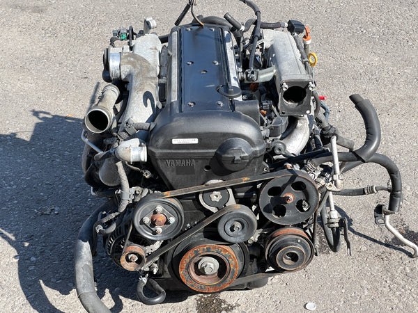 JDM Toyota 1JZGTE VVTi Front Sump Engine 2.5L 6 Cyl Turbo Automatic Transmission MISSING THROTTLE BODY