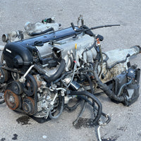 JDM Toyota 1JZGTE VVTi Front Sump Engine 2.5L 6 Cyl Turbo Automatic Transmission MISSING THROTTLE BODY