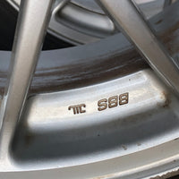 Subaru BBS STI Forged Wheel Rims R17 ET+48 5x100 RG345 JDM Rare Set 56.1 Center Bore