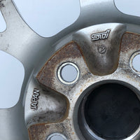 Subaru BBS STI Forged Wheel Rims R17 ET+48 5x100 RG345 JDM Rare Set 56.1 Center Bore