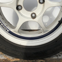 Jdm 15" Advan Racing 15x7 +44 4x114.3 Rims